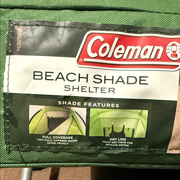 Coleman Green Beach Shelter - Picture 1 of 6
